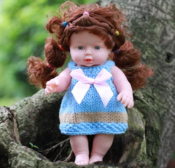 

30cm Reborn Baby Doll Soft Vinyl Lifelike Newborn Girl Baby Doll Christmas Birthday Gifts Toys