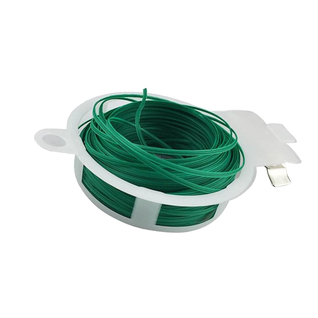 DIY садовый кабель пластиковый спиральный галстук с растениями 20-50 м кабельная катушка с резцом - Цвет: 20M