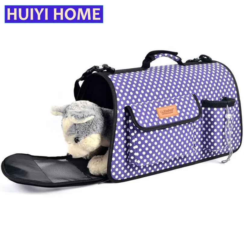 Huiyi Home Pet Carrier For Small Dog Cat Carrying Case 2 Sizes Dog