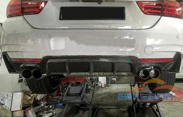 Rear Diffuser For BMW F32 F33 F36 420i 428i For Use With 4-Tip Exhausts  B167F