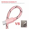 Cable Micro USB 2A de carga rápida para Samsung, Huawei, Xiaomi, LG, Tablet, teléfono móvil Android, Cargador USB, cables de nailon ► Foto 2/6