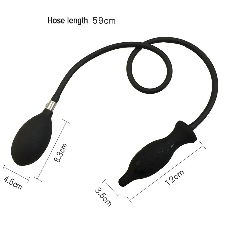 Skup Silikonowa wtyczka do czyszczenia lewatywa czysta Anus Cleaner Expander Dilatador Anal nadmuchiwana wtyczka lewatywa ogromny korek analny nadmuchiwany