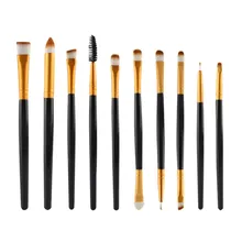 Promotion 10 Pcs Professional Maquiagem Makeup Brushes Tools Set Beauty Make Up Brushes Kit Pinceis TF