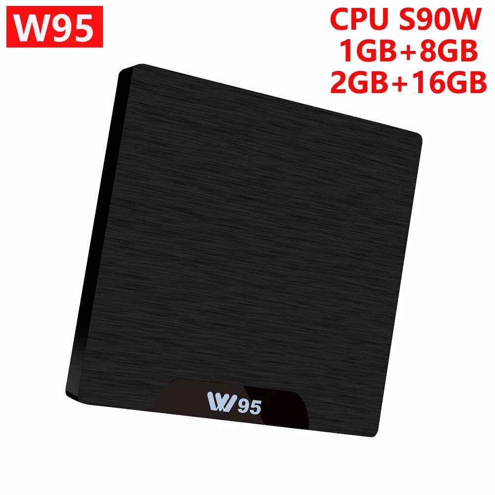 

W95 Smart Android 7.1 TV Box Amlogic S905W Quad Core H.265 VP9 Mini PC 1GB/8GB 2GB/ 16GB WiFi LAN HD Media Player Smart TV Box