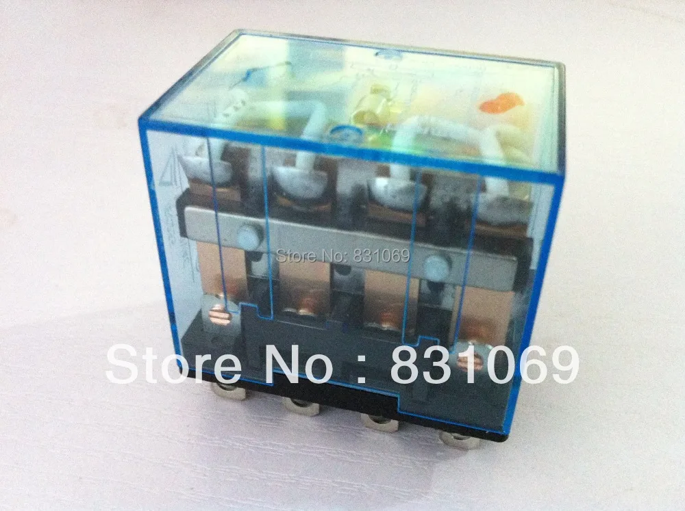 10 комплектов LY4NJ HH64P AC 110 В катушка 14PIN 10A реле питания 4PDT с гнездом PTF14A|relay rating|relay