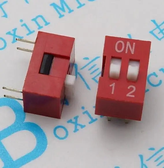 

50PCS/Lot Dial code Toggle switch 2P DIP Coding 2.54mm