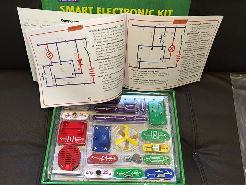 IHEROKO умная электроника, блоки, набор, детские игрушки, сделай сам, набор для обнаружения, умный, научный, обучающий, для учителя, обучающая игрушка, лучший детский подарок