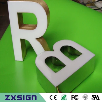 Goede Outdoor Waterdicht Factory Prijs 3d Led Licht Epoxyhars Koffie Winkel, Winkel Naam Bewegwijzering Logo