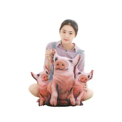 Новая коллекция свинья плюшевые подушки милый поросенок подушки спинки моделирования свинья мягкая игрушка подарок для девочек и детей
