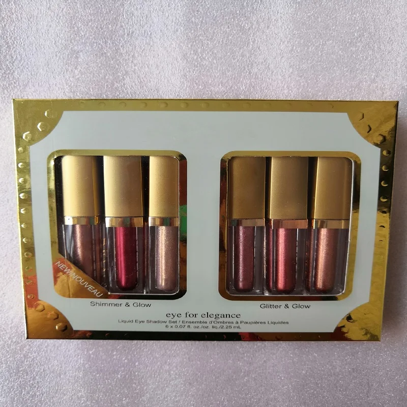 6 видов цветов Eye For Elegance Makeup Лимитированная серия набор жидких теней для век