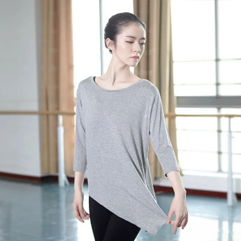 Buy Summer Modal Long Sleeve Modern Dance T Shirt Professional Ballet Dance