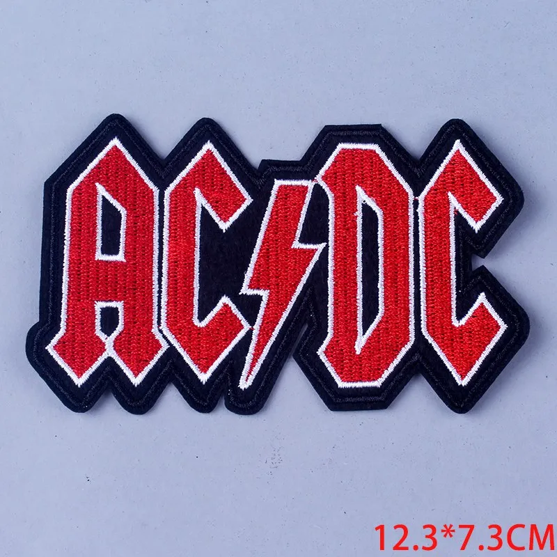 DIY Nirvana патч группа acdc патч, вышитые патчи для одежды музыка рок группа железо на патчи логотип значок аппликация полосы F - Цвет: ZQ-PE3142CT