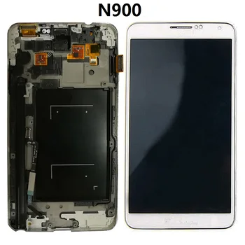 

For Samsung Galaxy Note 3 N900 N9000q Display LCD Screen Touch Digitizer Sensor with Frame Assembly