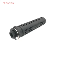 Jinming9 – pistolet à boule de gel, modèle de sport de plein air tactique 14mm, dent inversée, silencieux, retrait rapide QD, tube décoratif, mise à niveau, MD18