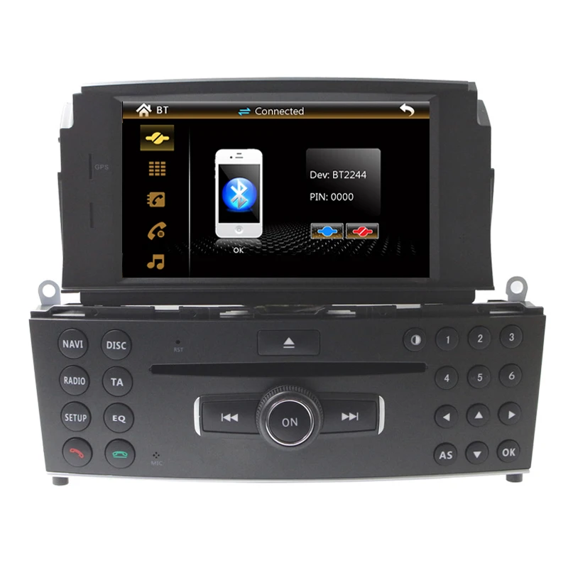 " автомобильный CD DVD плеер gps радио для Mercedes Benz C Class C200 C180 W204 2008 2009 2010 2011 2012 2013 с RDS