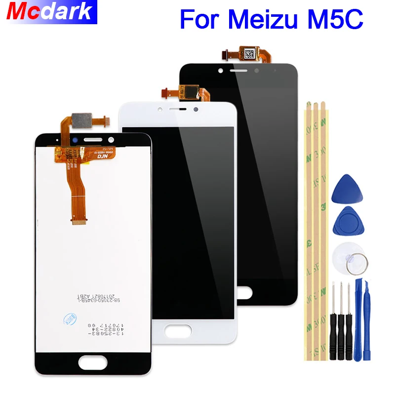 

Mcdark For Meizu M5C/Meilan 5C M710h for Meizu A5 LCD Display and Touch Screen Digitizer Assembly Replacement +Tools Adhesive