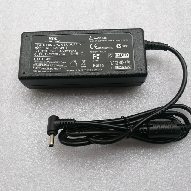 Best Offers AC/DC Adapter 19V 2.1A DC 3.5x1.35mm Power Adapter Charger + AC Cable for Laptop Tablet PC Viewpad 106X 10/100i Free Shipping