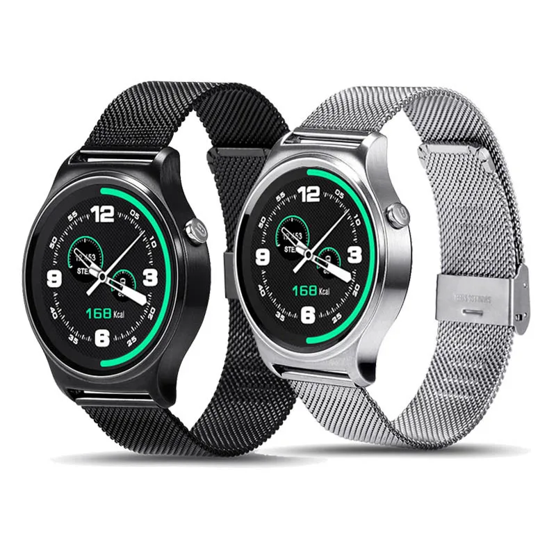 Новый gw01 bluetooth Смарт часы ips круглый экран smartwatch жизнь для apple ios huawei android