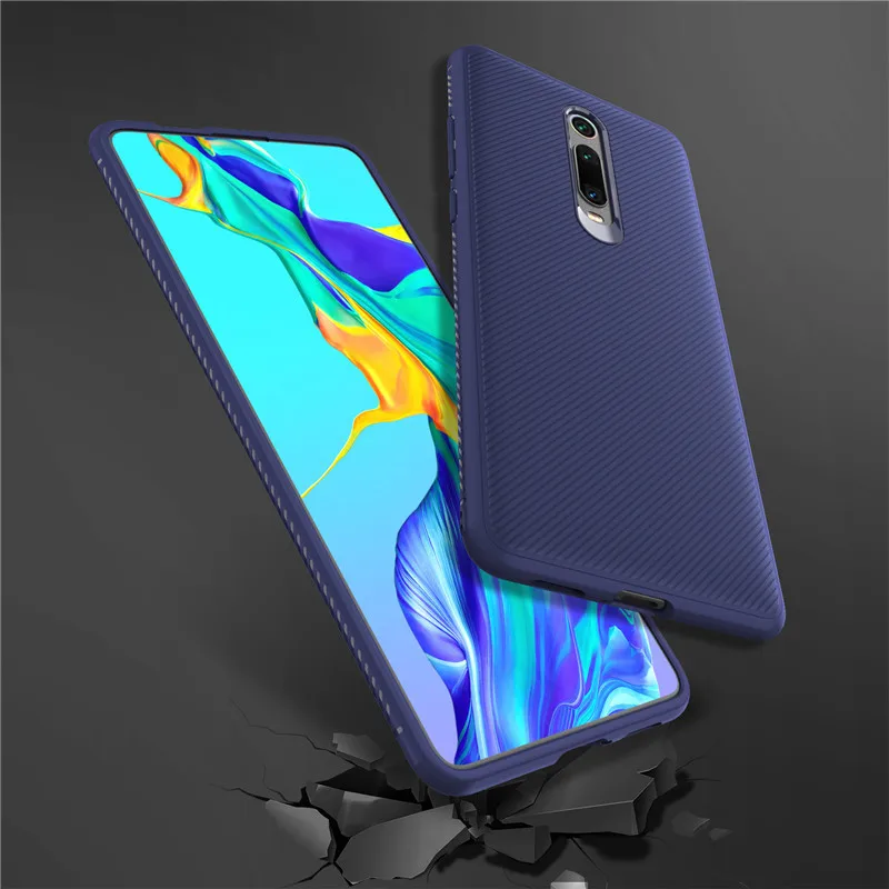 

Lenuo for Xiaomi Mi 9T Case for Xiaomi Mi 9T Mi9T Pro Case Back Cover Shockproof Soft TPU Carbon Fiber Brushed Phone Cases