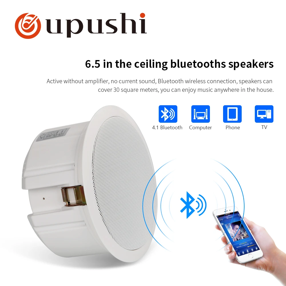 Oupushi Best Seller Bluetooth Speaker Package For Home Theater Store Background Music System