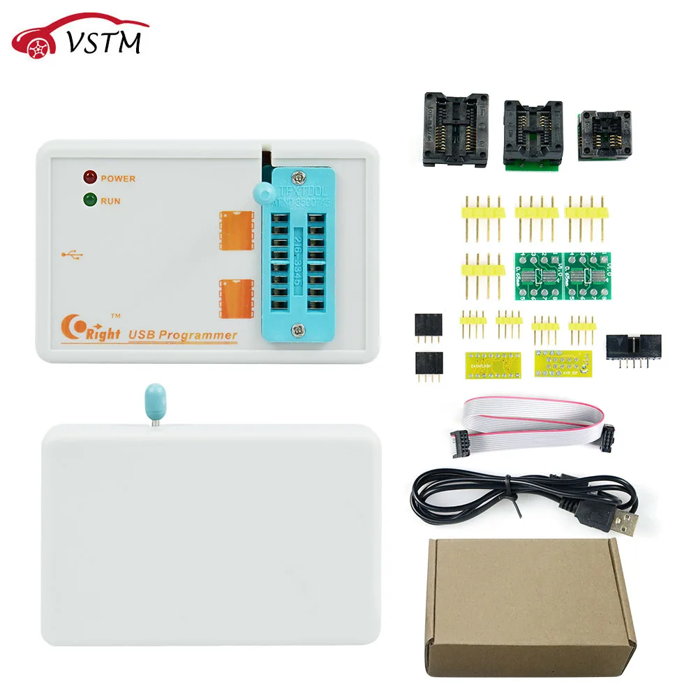 

100% original SkyPRO 24 25 93 SPI DATA FLASH AVR STM32 SMT8 offline programming offline burner better than EZP2010 EZP2013