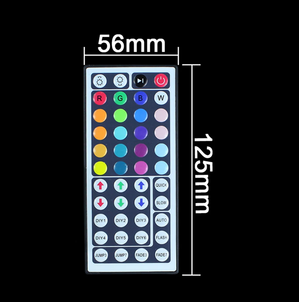 Мини контроллер для светодиодной ленты 3528 и 5050 RGB 44 клавишный|remote dimmer|rgb remote