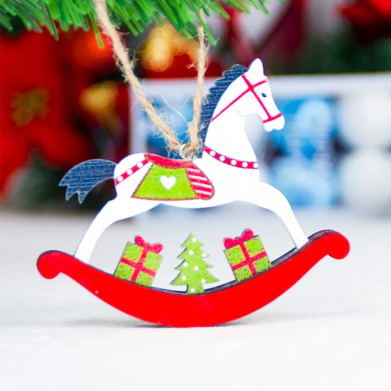Christmas-tree-horse-pendant-Christmas-color-wooden-horse-ornaments-Xmas-door-hanging-decorations-for-Home-Party (2)