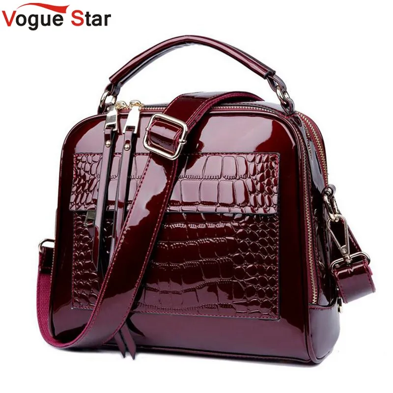 New 2017 Women Bag Fashion Messenger Bags Small Alligator Handbag Crossbody Bags for Women Leather Shoulder Bag Designer LA456
