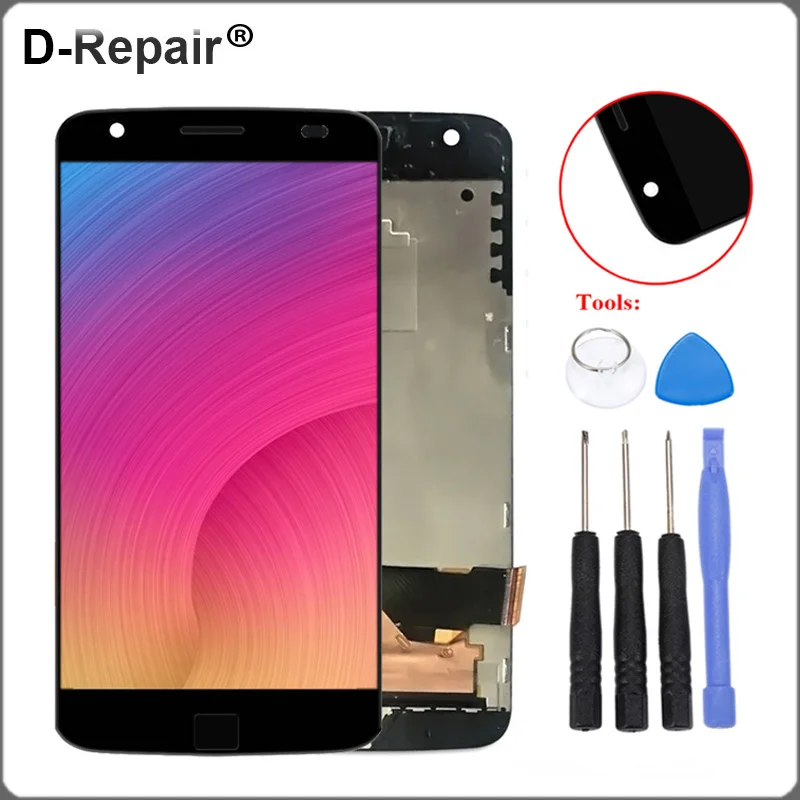 

Display For Motorola Moto Z2 Force LCD Display Digitizer Touch Screen With Frame LCD For Moto Z2 Force XT1789 LCD Display