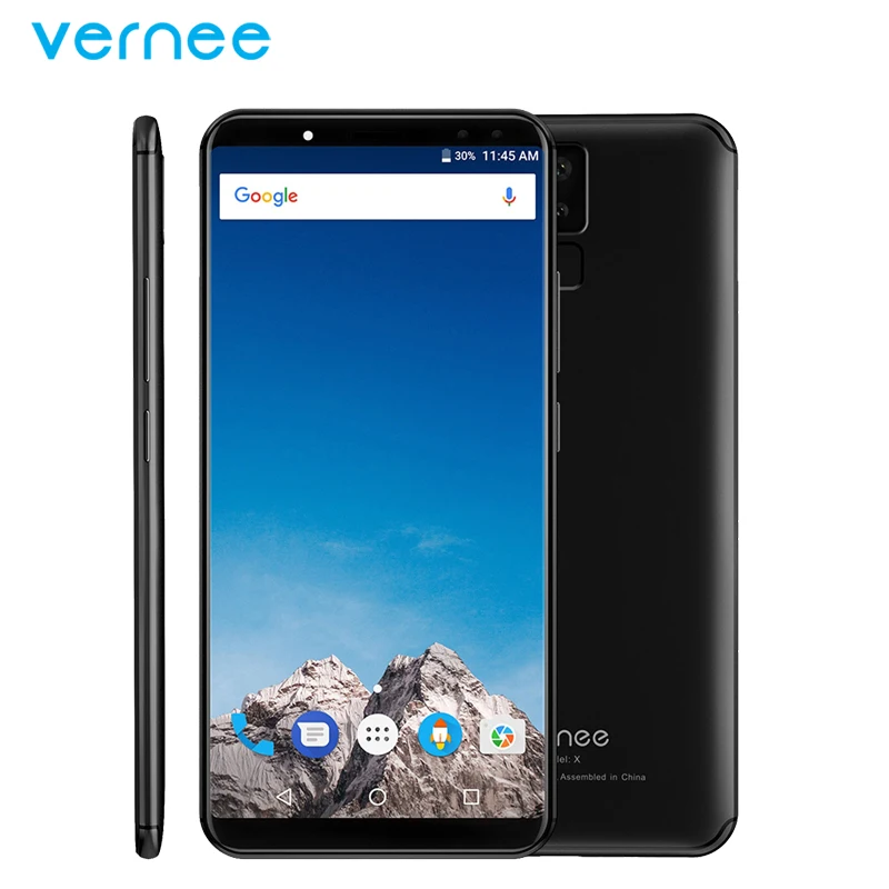 Orignal Vernee X Mobile Phone 6 0 Inch Screen 6GB RAM 128GB ROM MTK6763 Octa Core