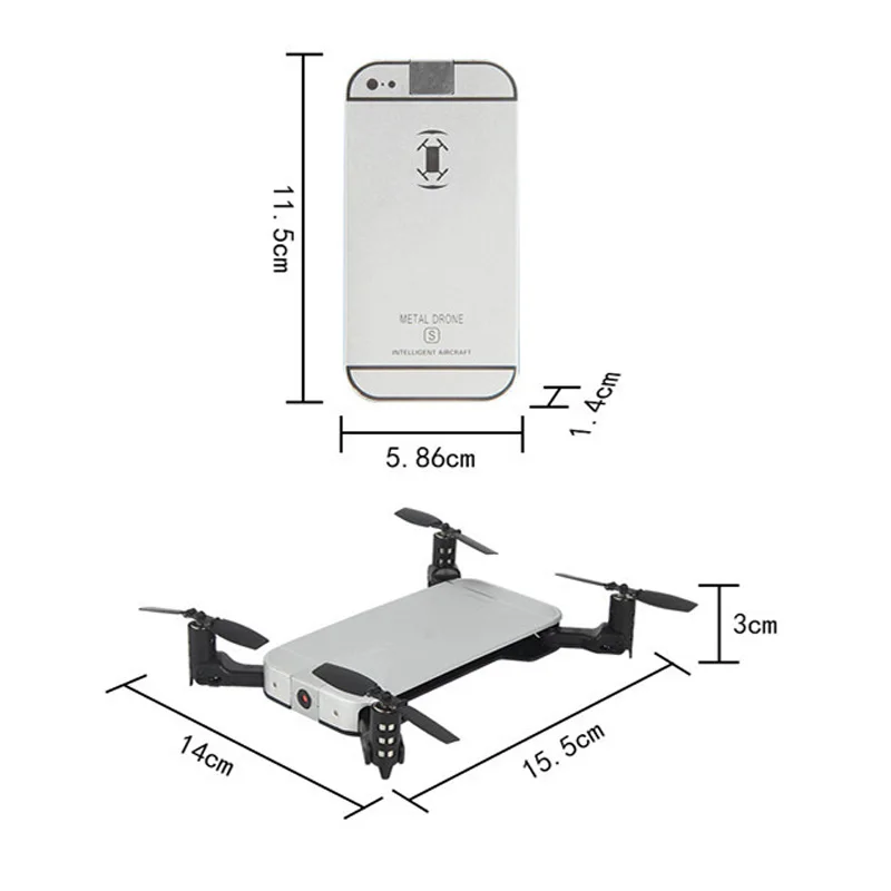 JXD520-Foldable-Pocket-RC-Drone-with-720P-HD-Camera-Optical-Flow-Localization-Mini-Selfie-Quadcopter-Follow (1)