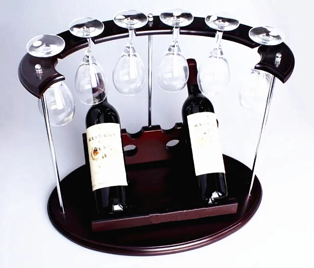 

DIY Fashion wood goblet rack derlook entrance wine cooler decoration bar rack