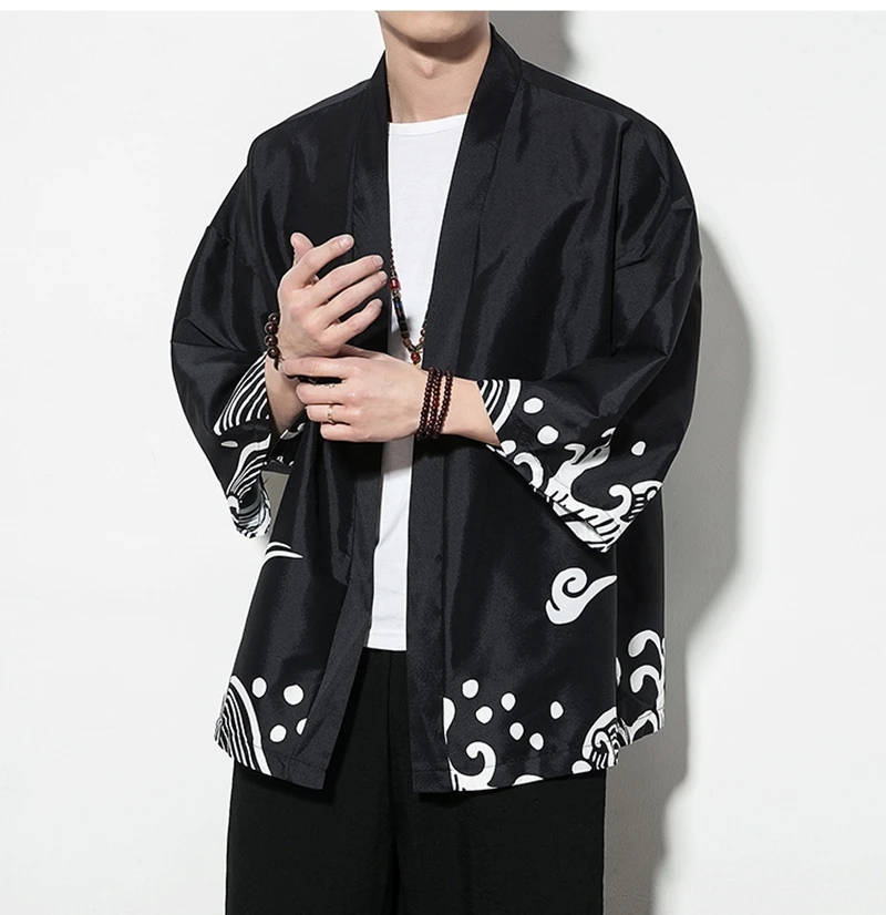 Кимоно Мужское Черное Купить
