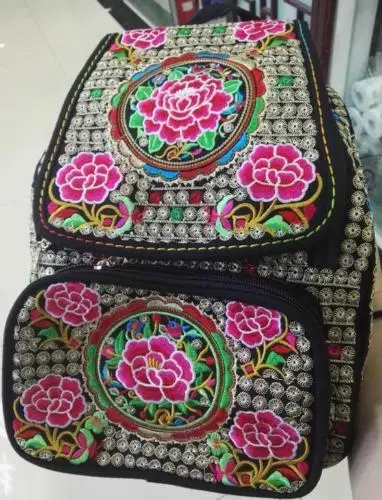 

Wholesale China new shoulder bag Guilin national embroidery package Hand embroidery travel bag