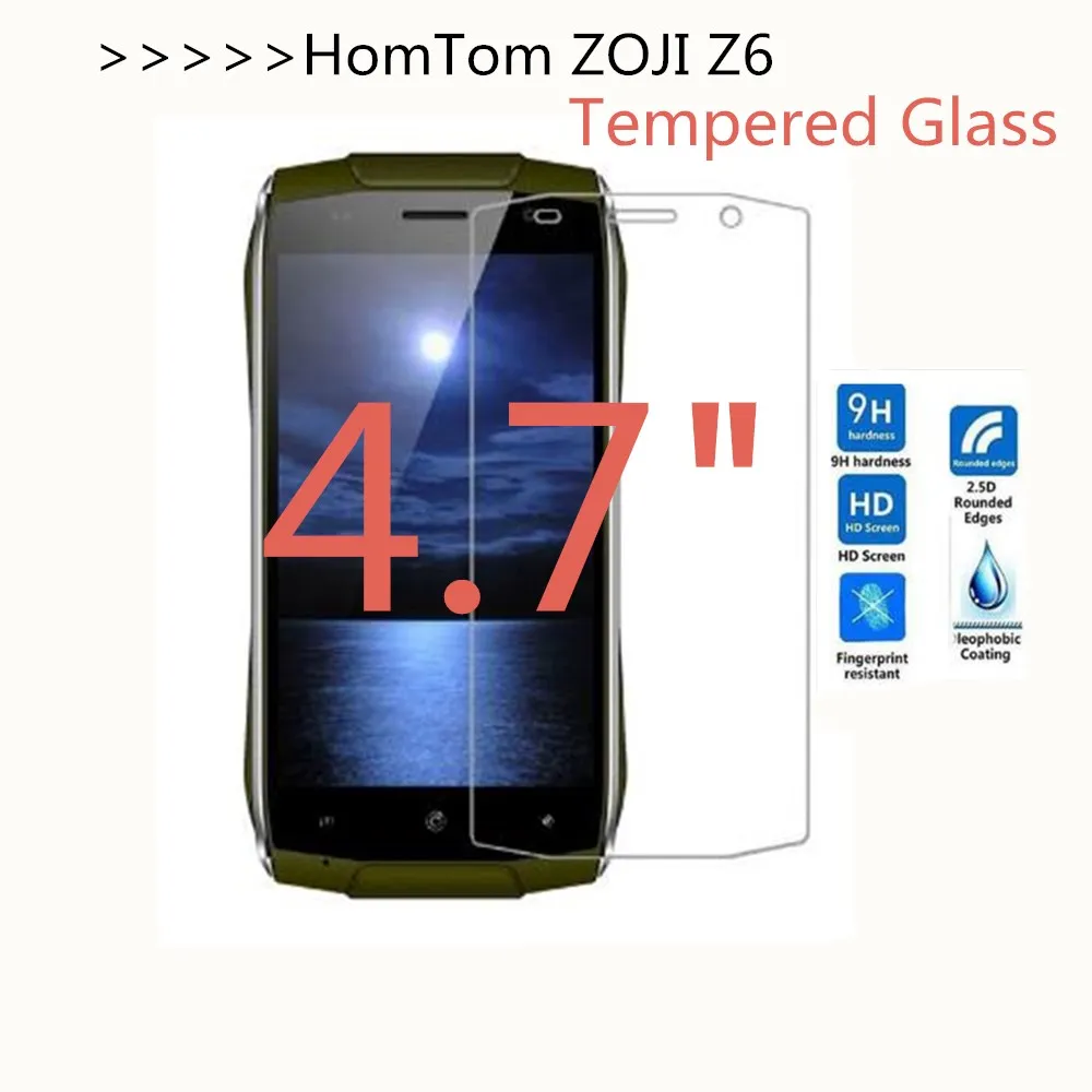 4 7 дюймовое закаленное стекло HomTom ZOJI Z6 100% оригинальная Премиум 9H 2.5D Защитная