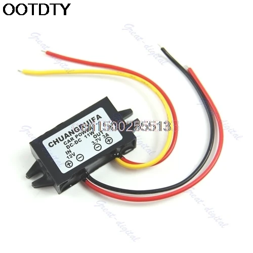 

DC/DC Buck 12V To 3.7V 3A 11W Converter Step Down Car Power Supply Module