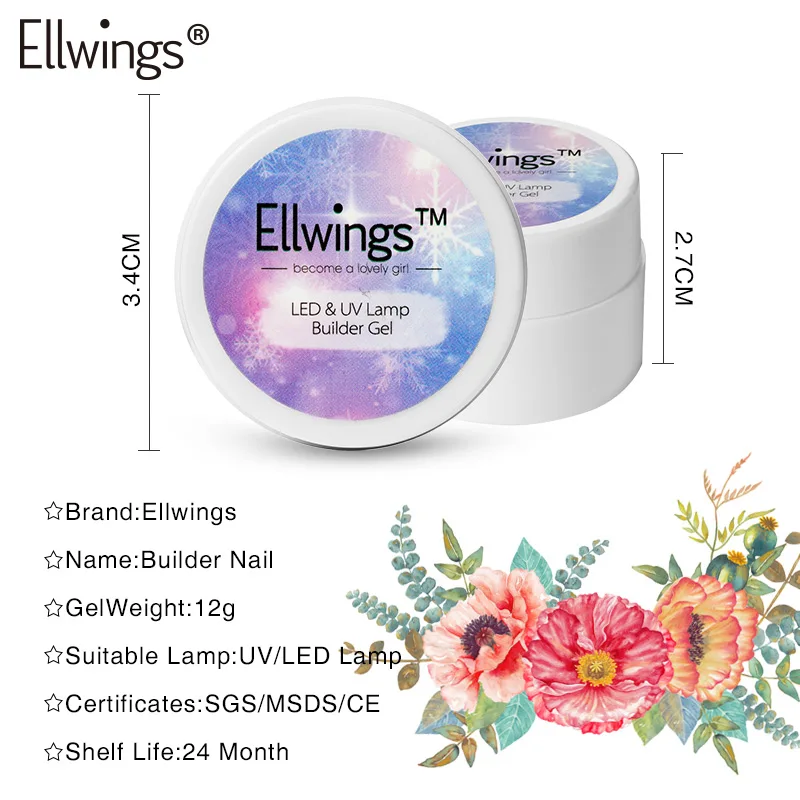 Ellwings 3 шт./лот УФ Гель лак для ногтей Лаки Наборы цвета наращивания на сборка