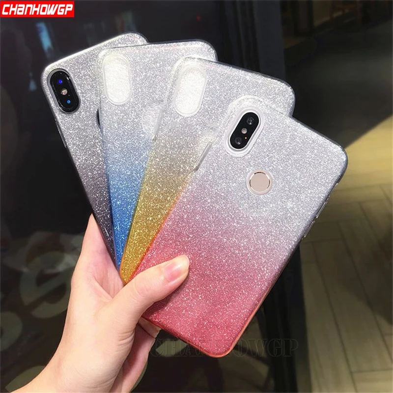 Блестящий силиконовый чехол для Xiaomi Redmi K20 7A 7 6A 6 Pro Go Note 5 Global Mi 9T 8 A2 Lite SE Pocophone F1 |