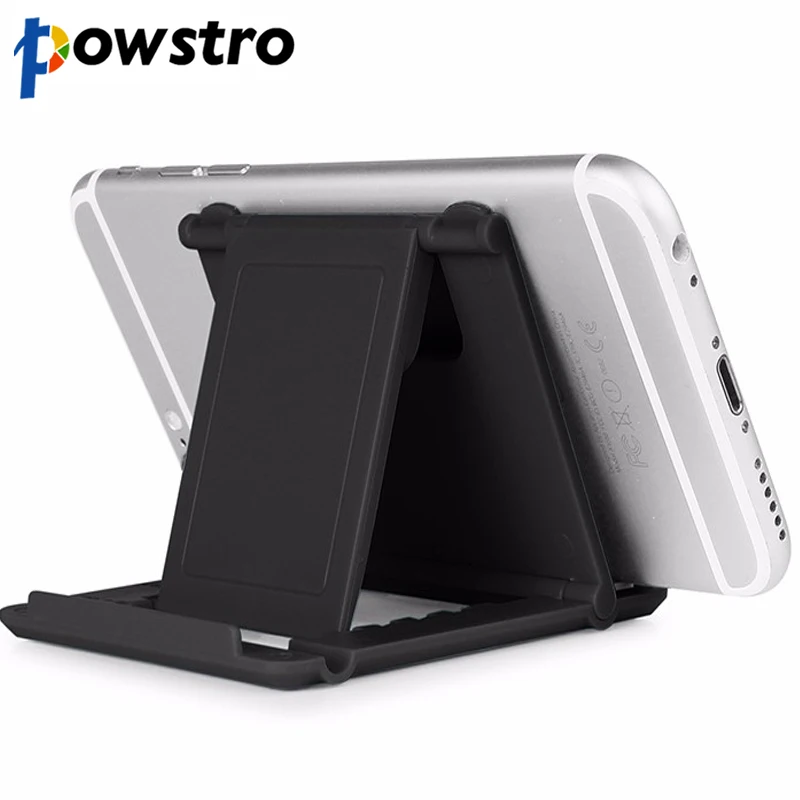 

Powstro Foldable Lazy Mobile Phone Foldable Mini Cell Phone Stand Holder For HTC For iPhone 5/4/4S 6 7 For Samsung For Xiaomi