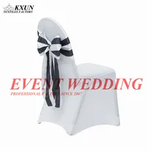 Дизайн печатная атласная накидка для стула крышка стула для свадьбы украшение для торжества