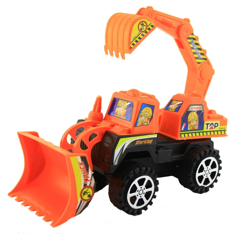 orange excavator toy