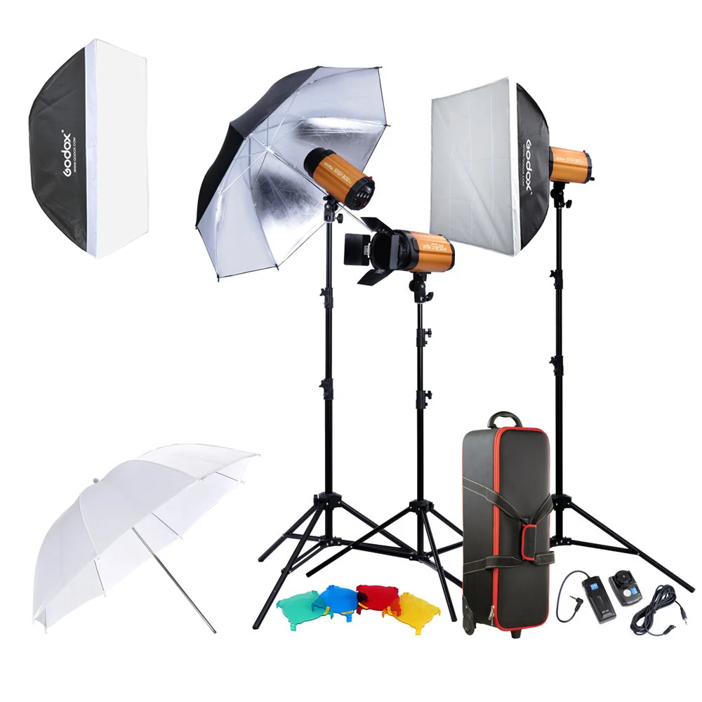 Godox 300SDI Professional Photography Lighting Lamp Kit Set with Light