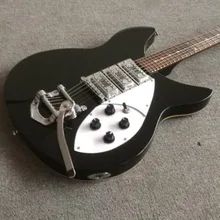 Завод+ черный рикенбэк 325 3 пикапы электрогитары на заказ Ricken 330 гитара джаз тремоло мост