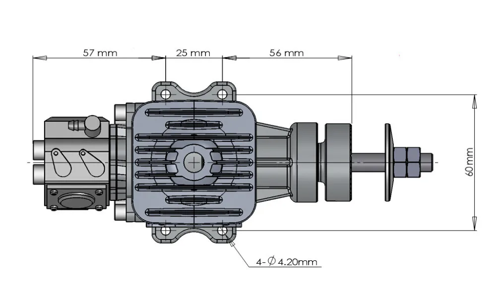 DLE бензиновый двигатель DLE20 для 20cc RC модель самолета по всему миру