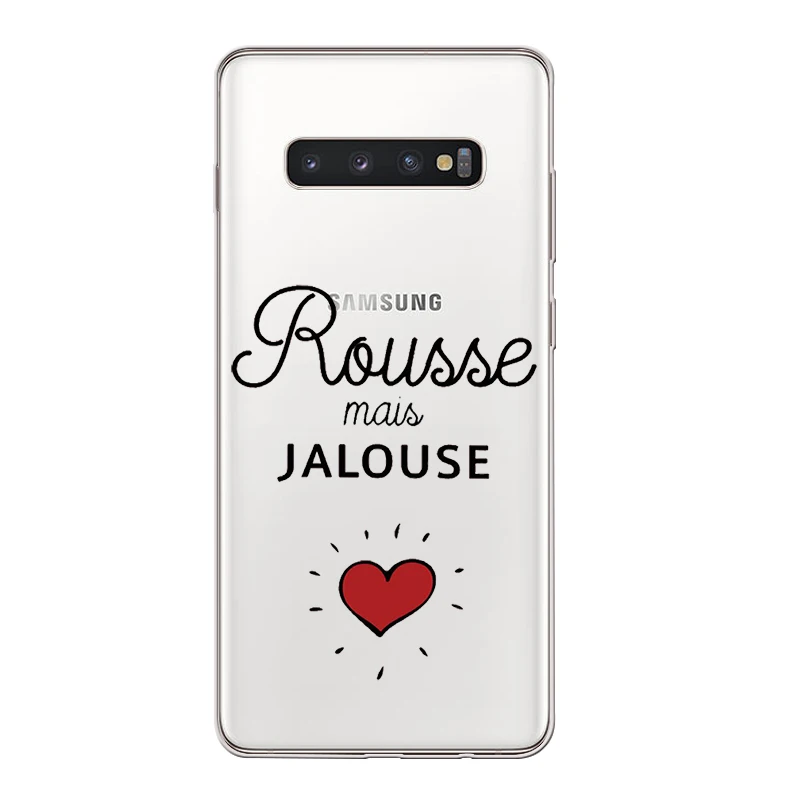 Чехол ciciber French Love Amor для samsung Galaxy S9 S8 S7 S6 S10 S10e S10+ Edge Plus S5 Mini мягкий чехол для телефона из ТПУ - Цвет: WM05835