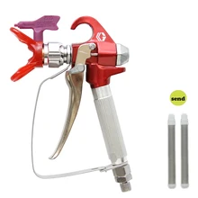 Профессиональный качественный безвоздушный Краскораспылитель пистолет-распылитель краски используется на безвоздушного распылителя краски пистолет