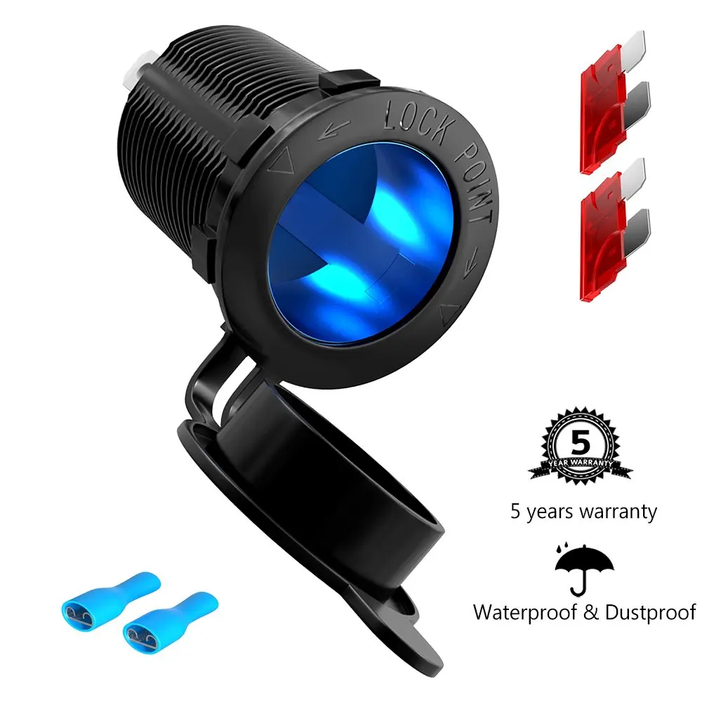 Гнездо для прикуривателя USB зарядное устройство гнездо адаптер автомобиля