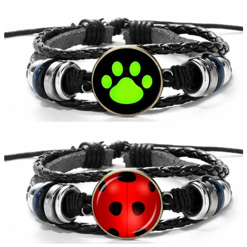 Discount Miraculous Ladybug Cat Noir Figure Toys Bracelet