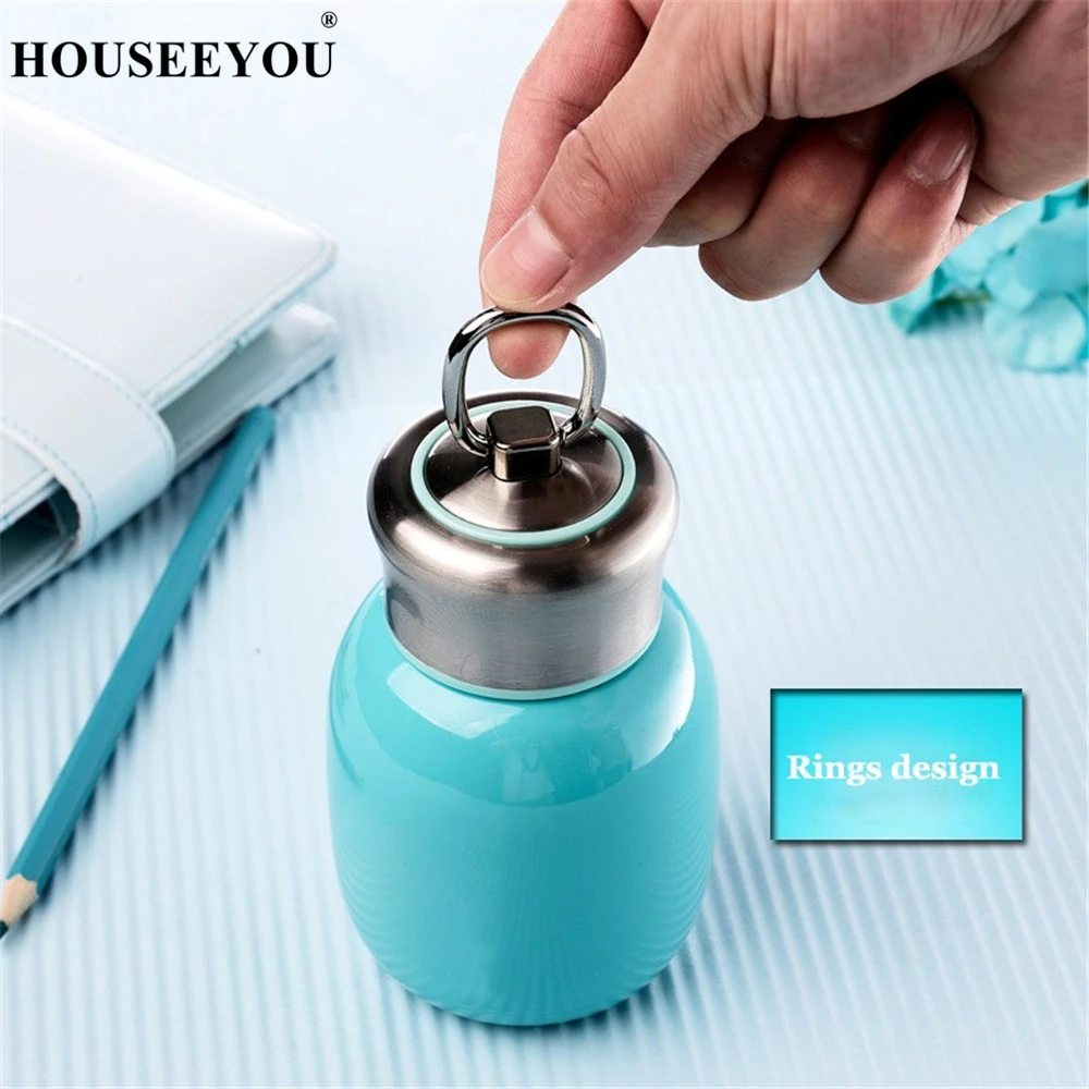 HOT 200ML/280ML Mini Cute Coffee Vacuum Flasks Thermos Stainless Steel Travel Drink Water Bottle Thermoses Cups and Mugs