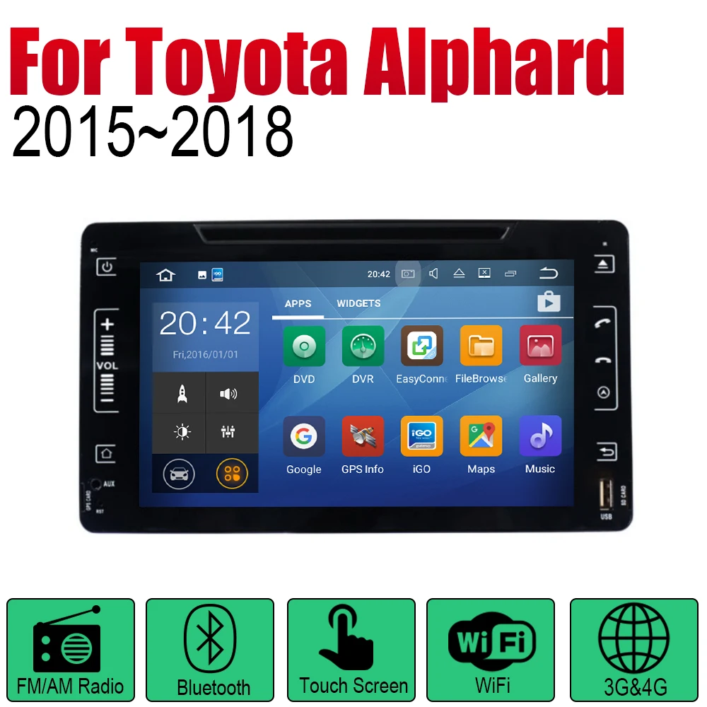 Perfect ZaiXi Auto Radio 2 Din Android Car DVD Player For Toyota Alphard 2015~2018 GPS Navigation BT Wifi Map Multimedia system Stereo 1 Perfect ZaiXi Auto Radio 2 Din Android Car DVD Player For Toyota Alphard 2015~2018 GPS Navigation BT Wifi Map Multimedia system Stereo 1